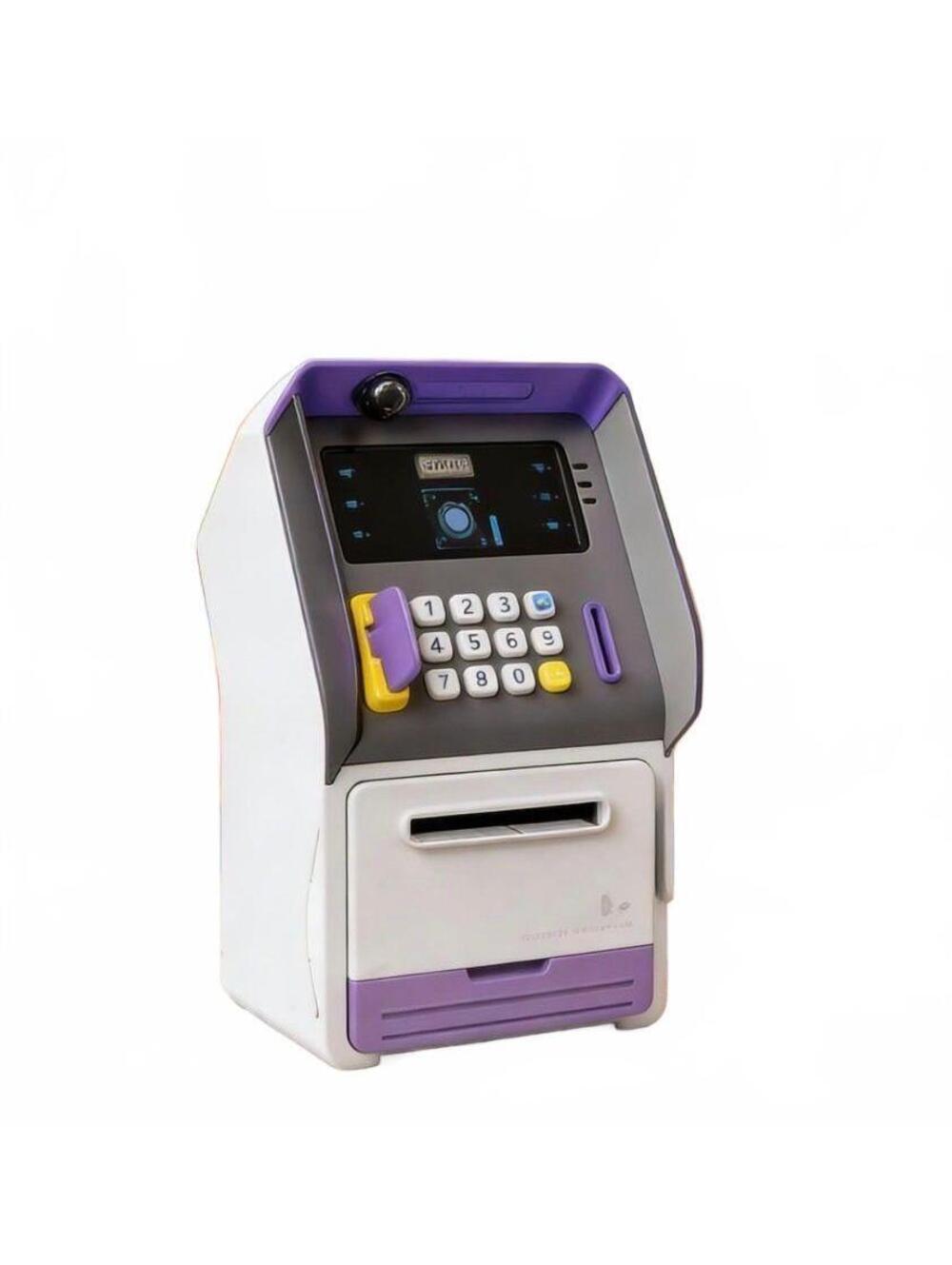 STEM Educational Toy. ATM cash savings bank with pin - kids modern piggy bank